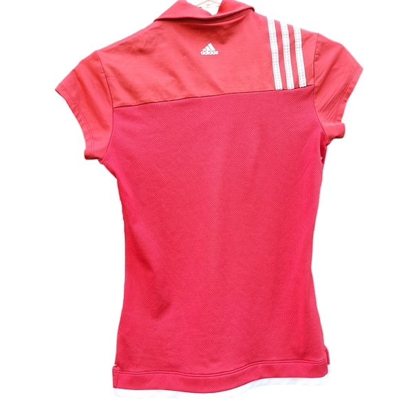 2X30$ 💝Adidas women red polo shirt. Extra small - Picture 6 of 8